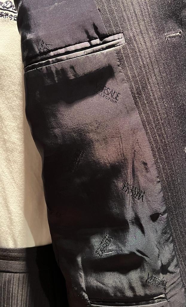 Versace Collection Black Mens Jacket Lining