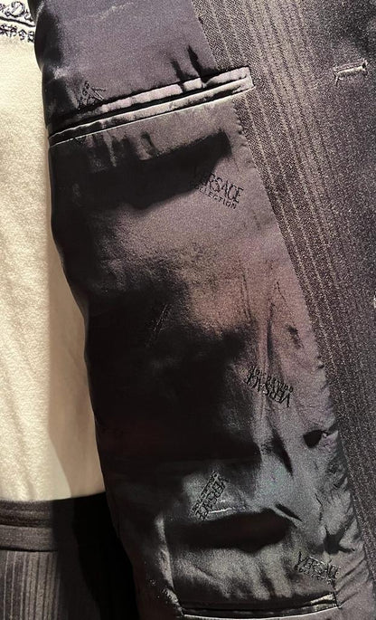 Versace Collection Black Mens Jacket Lining