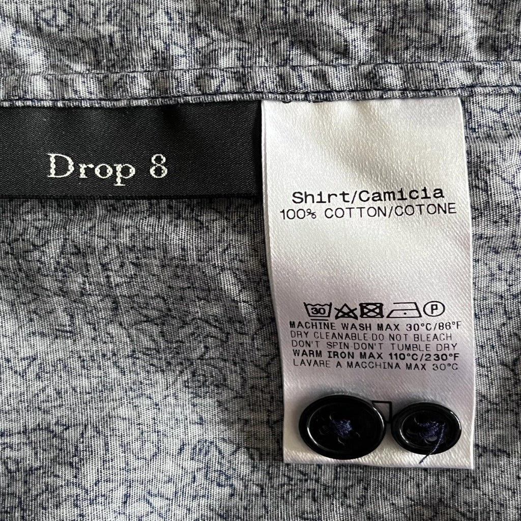 Ermenegildo Zegna Navy Shirt - Wash Label