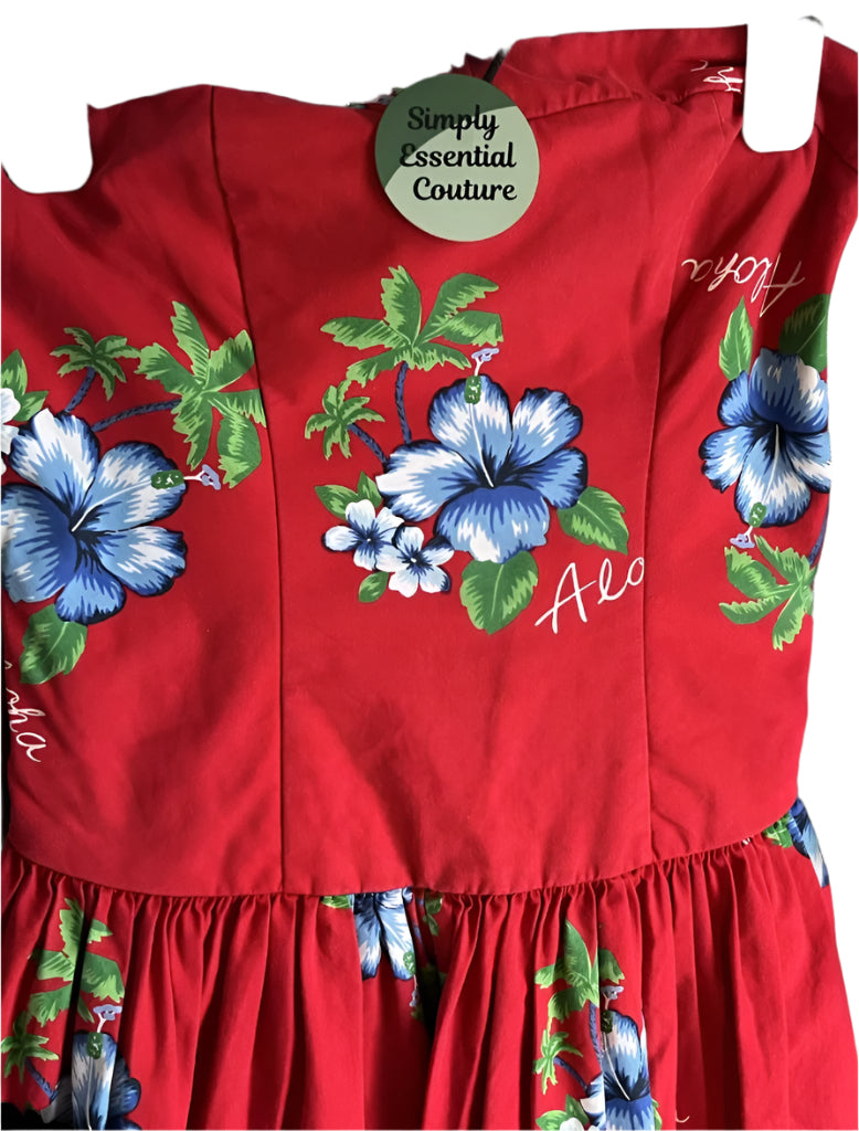Hollister Red Top/Dress - size XS - Pre-loved