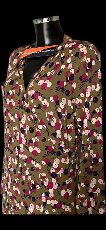 Boden Wrap Dress- Size UK20 - Pre-loved in Great Condition