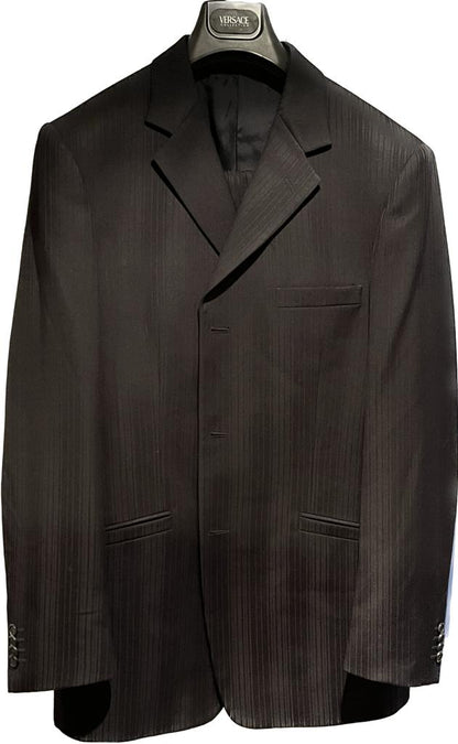 Versace Black Mens Suit W36 on Original Hanger