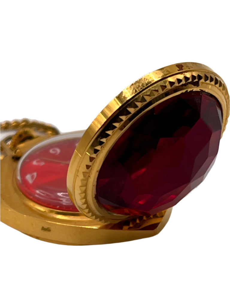 ZARJA Red Medallion Watch Pendant