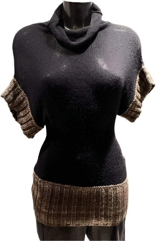 Gazebo black Knitted Top - Size S -  NEW with Tags