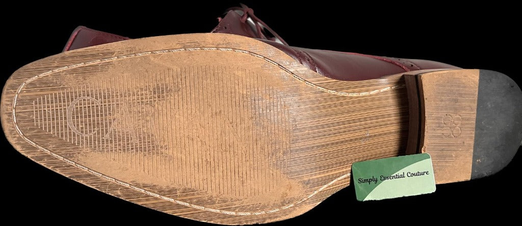 Cavani Brown Leather Shoes - Sole