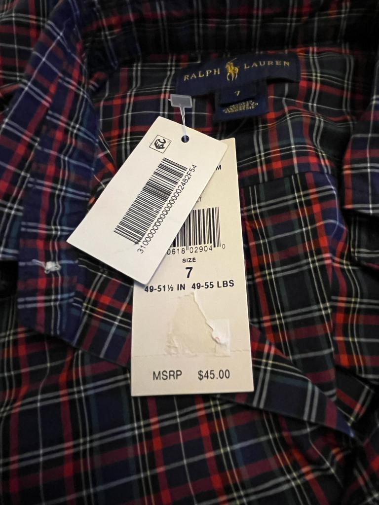 Ralph Lauren Checked Shirt - Age 7