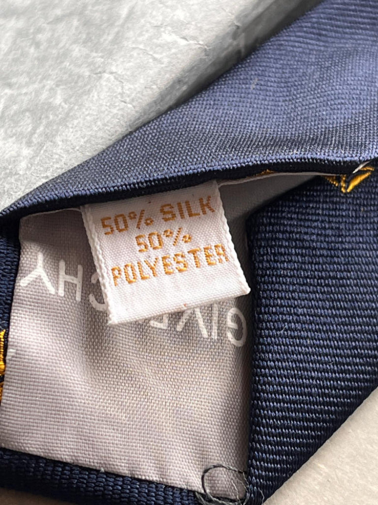 Givenchy Gentleman Navy & Yellow Tie