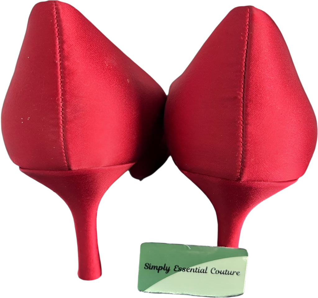 Roland Cartier Red Satin Shoes - UK10