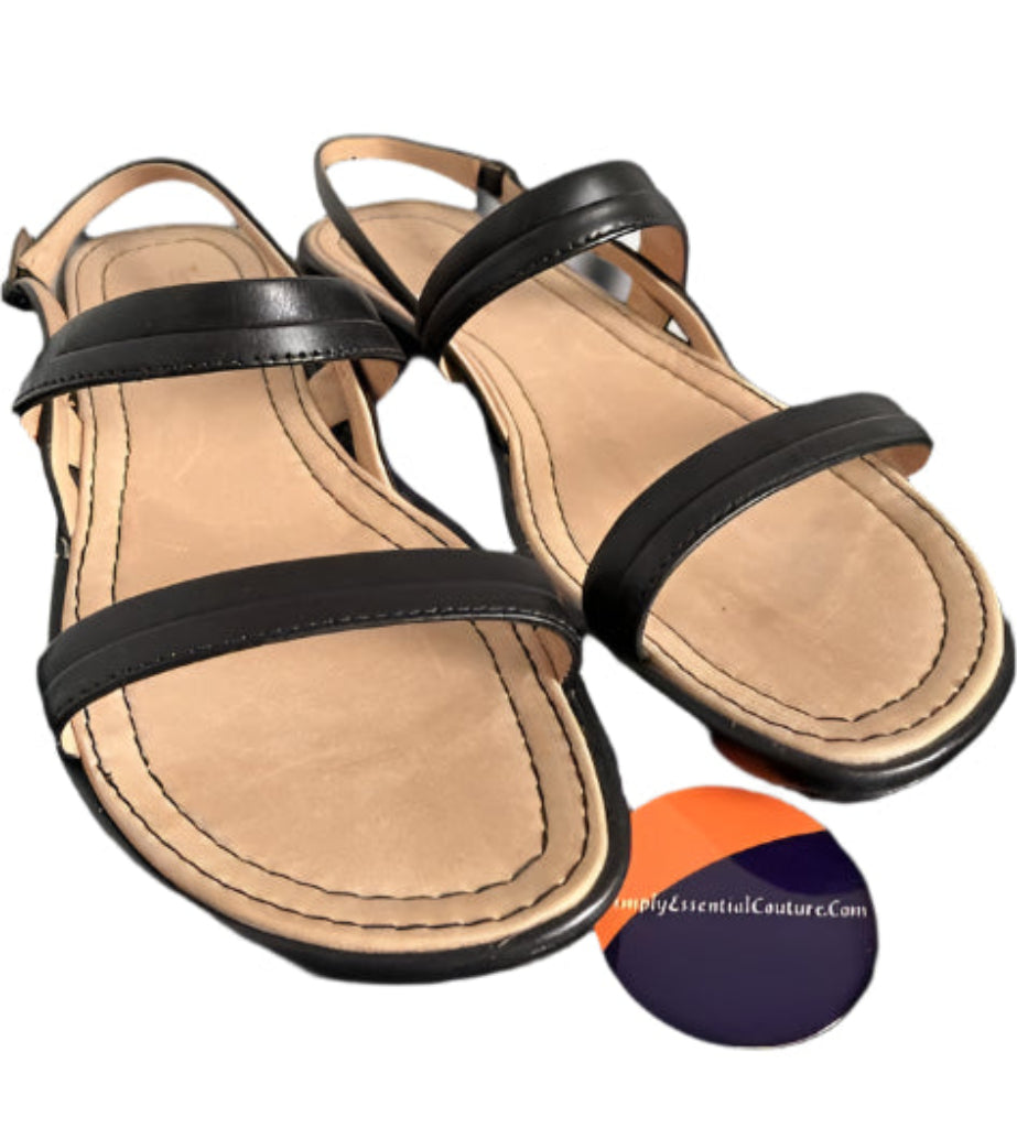 Timberland Black Leather Sandals - UK7.5