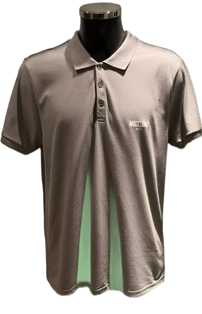 Moschino Grey Gym Polo Shirt - M