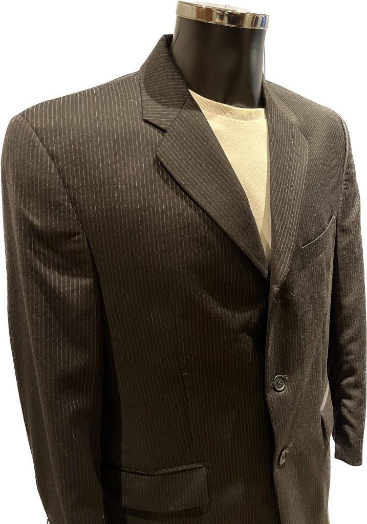 Calvin Klein S/B Black Pinstripe Jacket