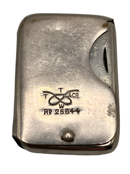 ANTIQUE Silver Vesta Case - Makers Mark 