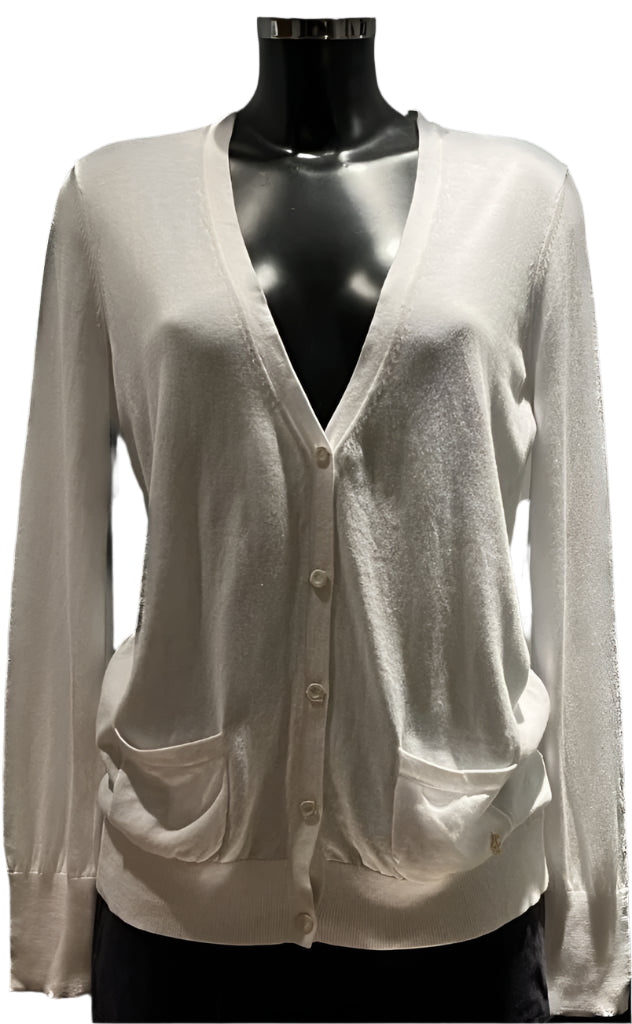 Juicy Couture White Cardigan - Size M
