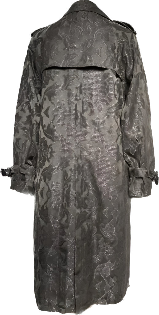 Sheryl May Lilac & Grey Trench Coat - M