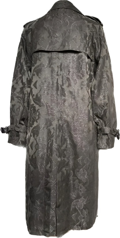 Sheryl May Lilac & Grey Trench Coat - M