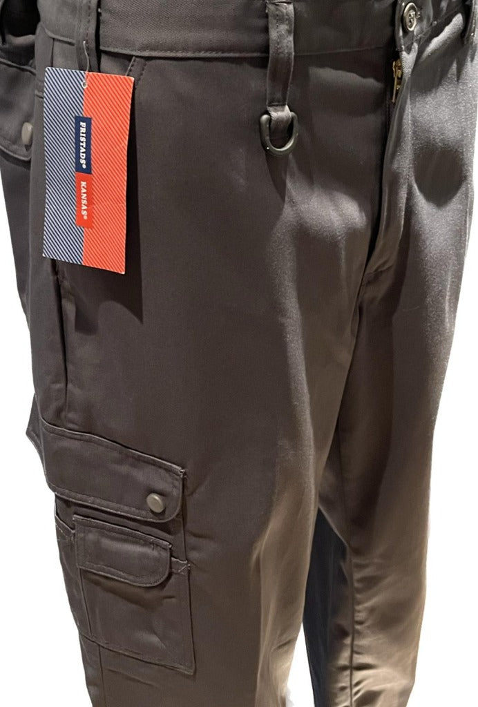 FRISTADS Grey Work Trousers - New Tag