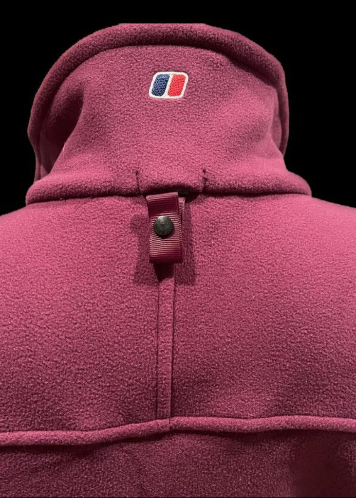 Berghaus Burgundy Fleece - Collar