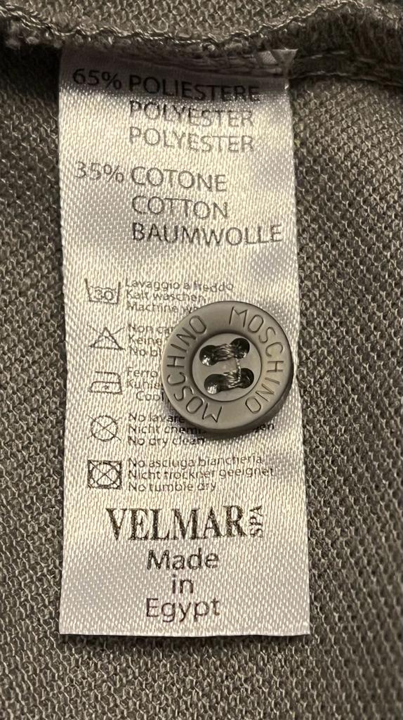 Moschino Gym- Wash Label/ Spare Button