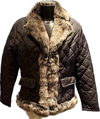 Christiano Baldinucci Quilted Jacket - Size UK16