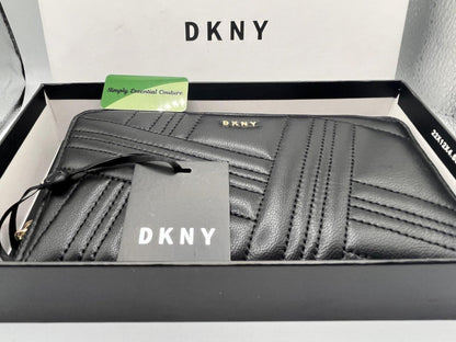 DKNY Black Leather Purse - In Box