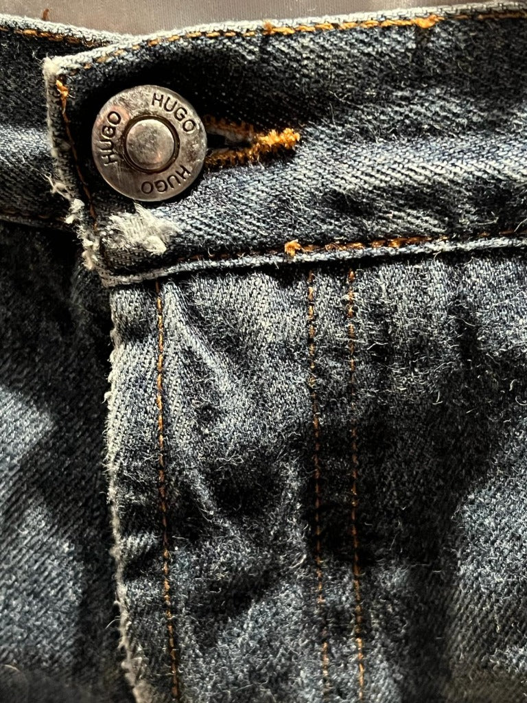Boss Red Label Patch Jeans W34 - Button 