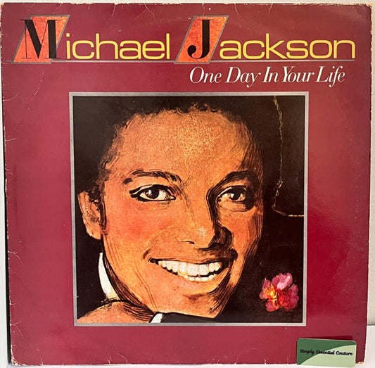 Vinyl record cover of 'One Day In Your Life' by Michael Jackson