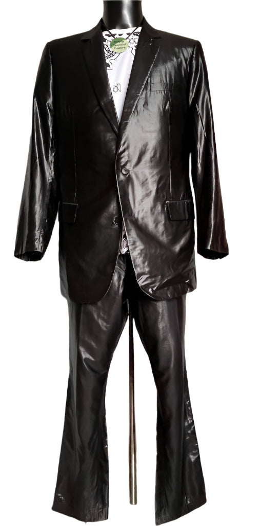 CHRISTIAN DIOR Black Suit - 40" Chest