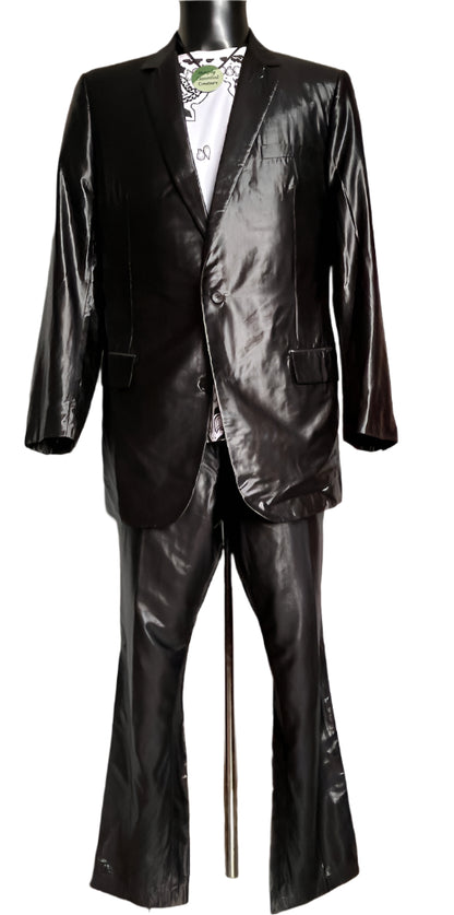 CHRISTIAN DIOR Black Suit - 40" Chest