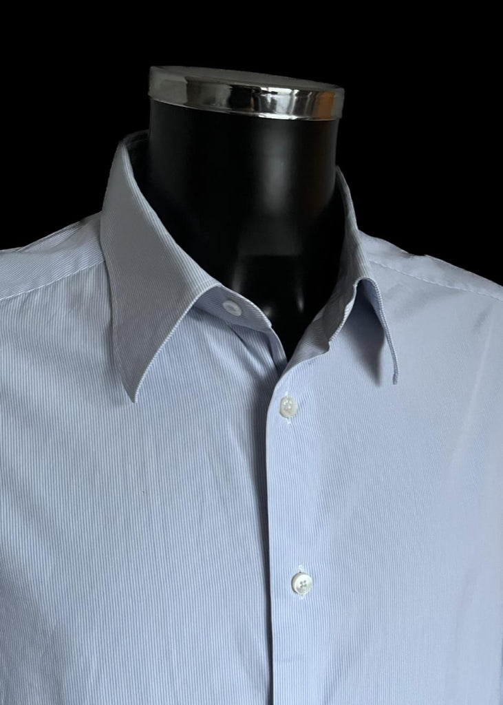 Ermenegildo Zegna Light Blue Shirt - Collar