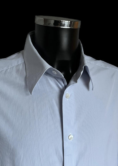 Ermenegildo Zegna Light Blue Shirt - Collar