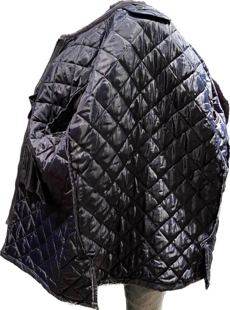 Barbour Navy Quilted Jacket - Lining