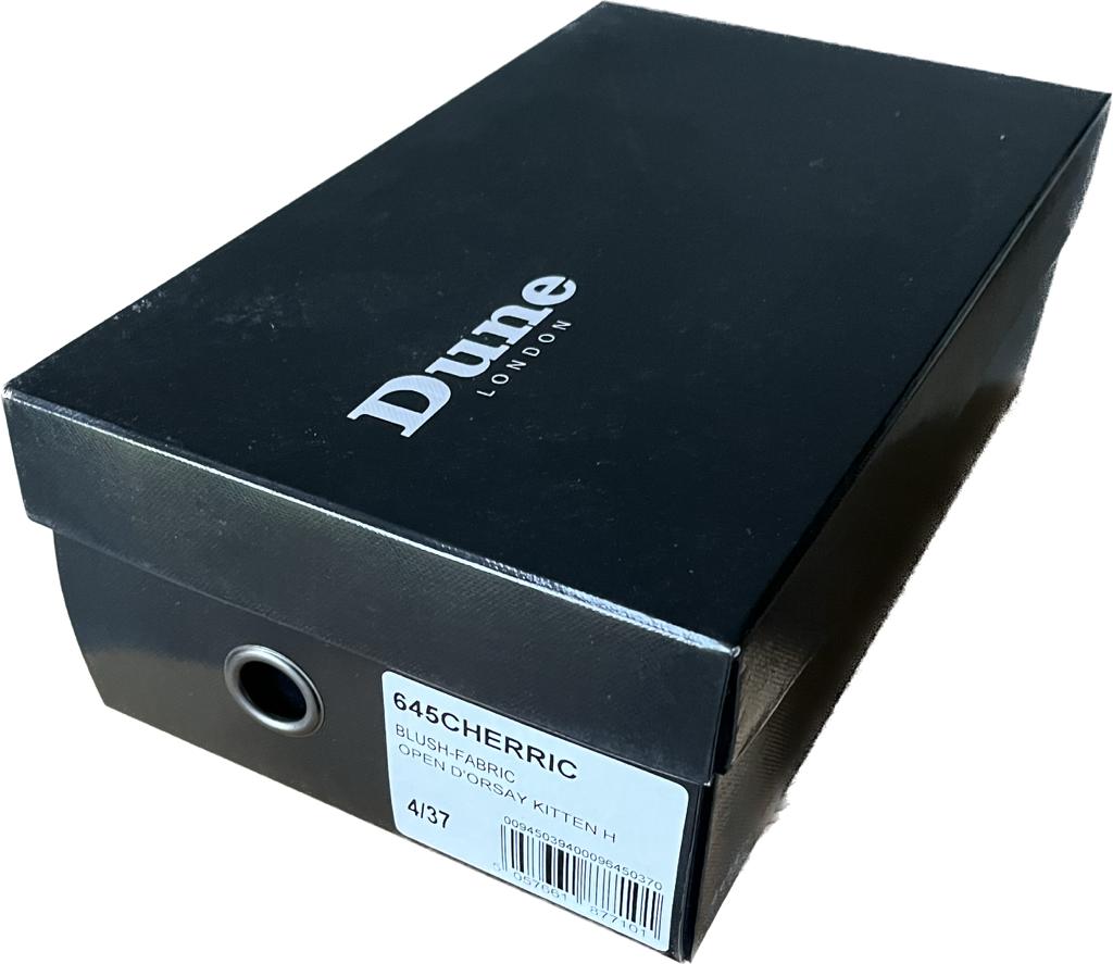 Dune Blush Fabric Open D'Orsay Shoes