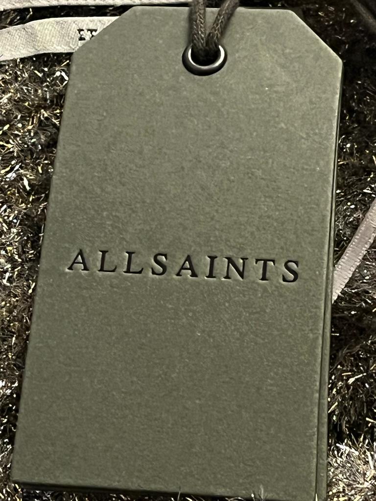 All Saints Gold Tinsel Dress - Tags