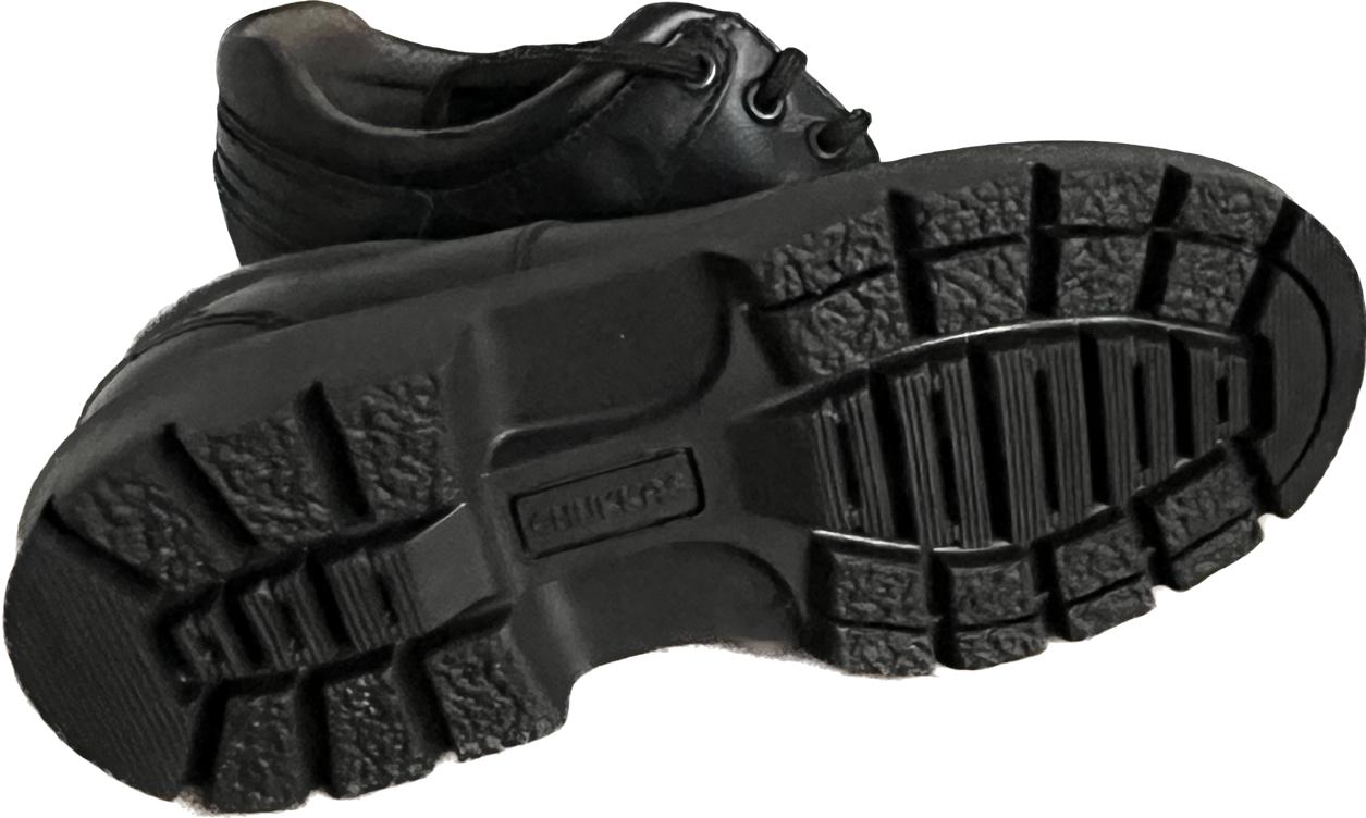 Start-Rite Granite Black Leather Shoes size UK13E. NEW in box