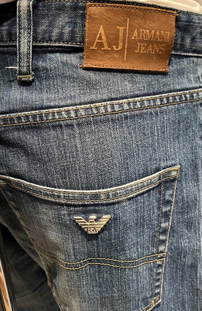 Armani Jeans Blue Wash W34 - Rear Details