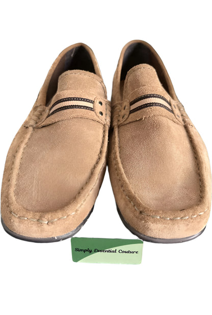 Conte Tan Suede Loafers - Size UK7