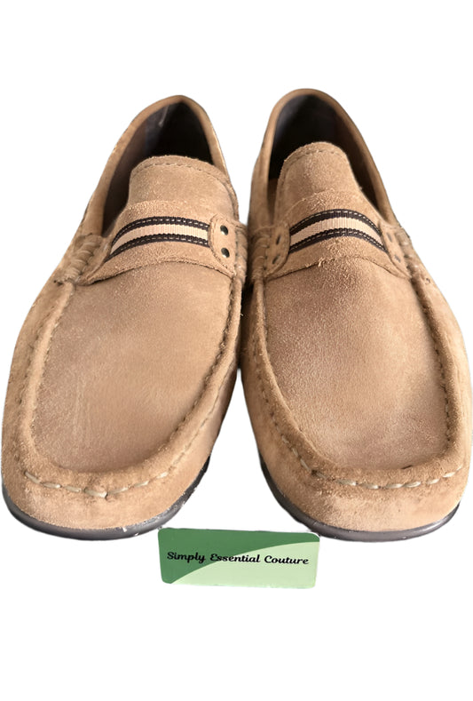 Conte Tan Suede Loafers - Size UK7