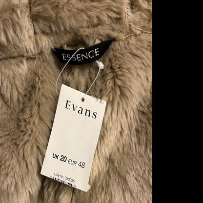 Evans Suede and Fur Gilet -  Size 20 Tags