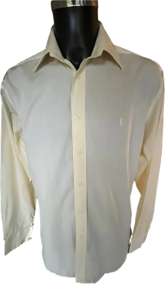YSL Long Sleeve Primrose Yellow Shirt - M