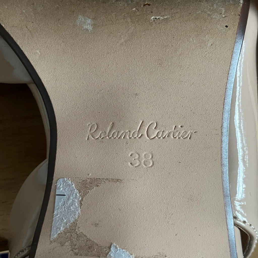 Roland Cartier Beige Patent Shoes - UK5