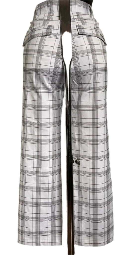 PING Black/White Golf Trousers - UK12