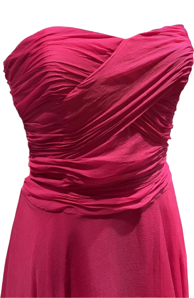 Monsoon Fuschia Pink Dress - Size UK12
