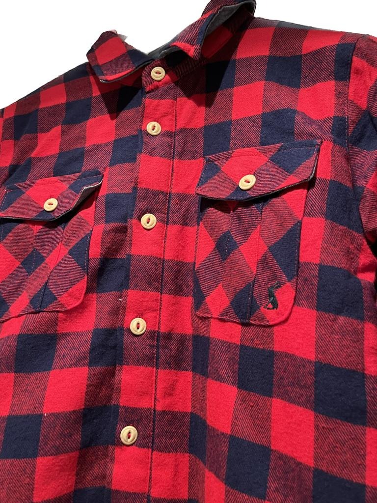 Joules Red & Black Checked Shirt - Age 7
