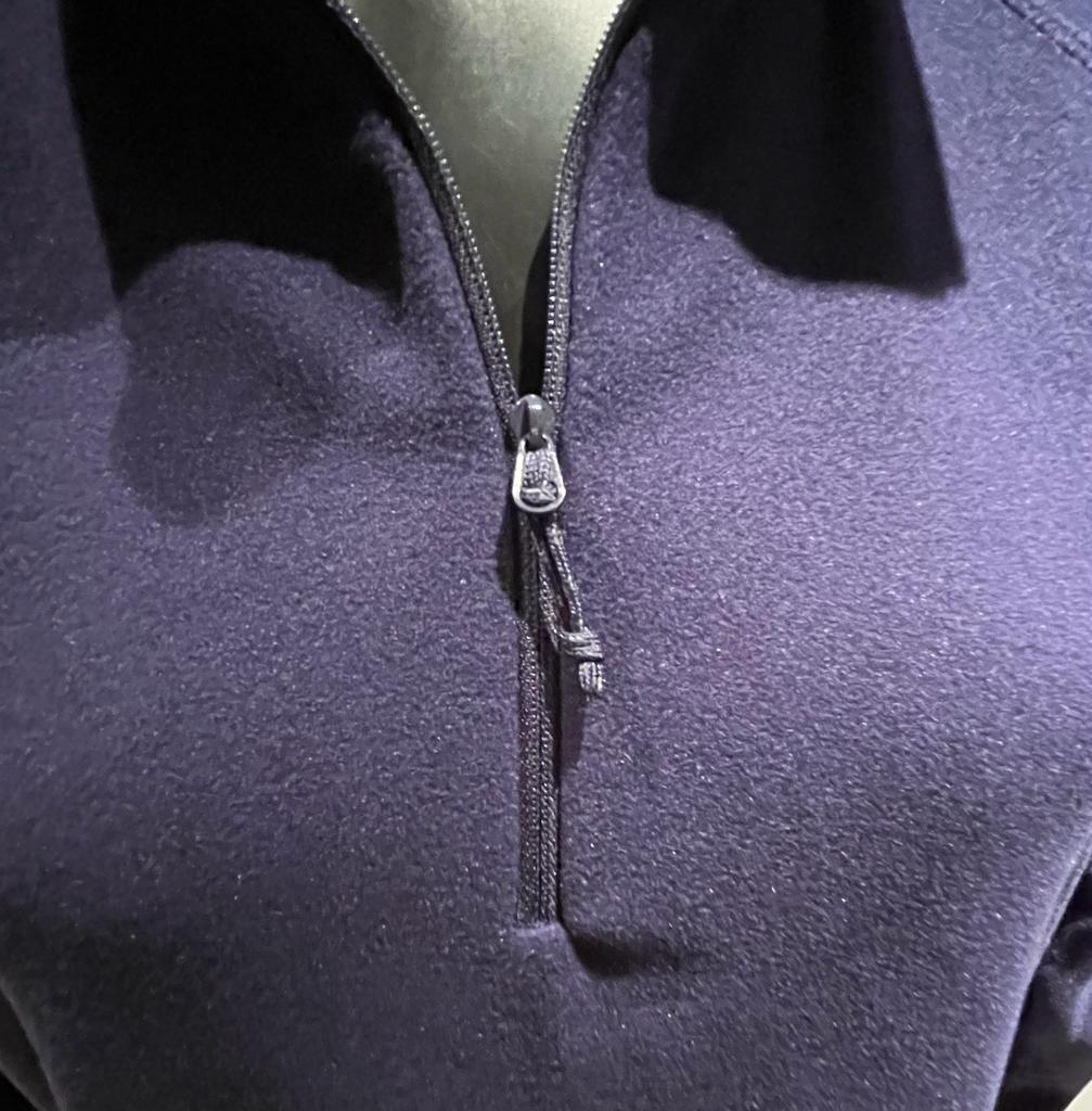 Berghaus Blue/Purple Funnel-Neck Fleece -  Zip Neck