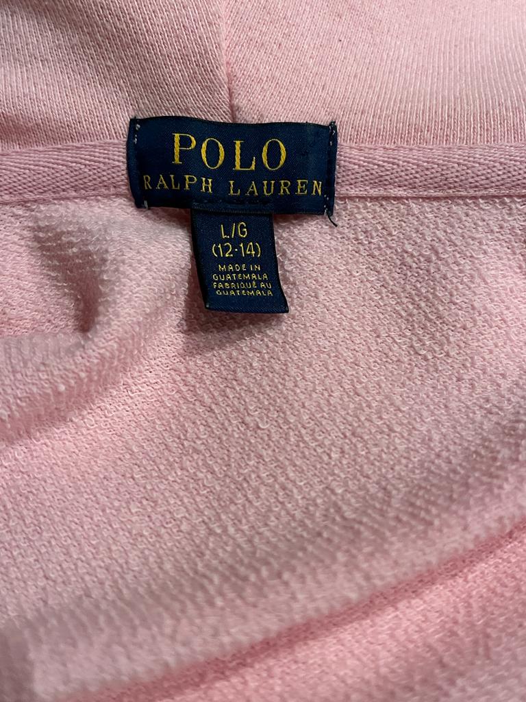 Polo by Ralph Lauren Pink Hoodie - Size Label