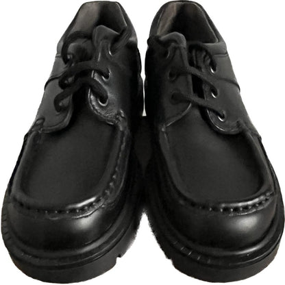 Start-Rite Granite Black Leather Shoes size UK13E. NEW in box