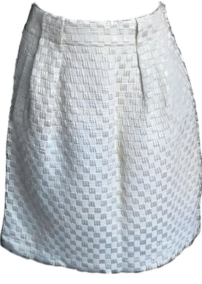 SEE by CHLOE Cream Pattern Skirt - UK8