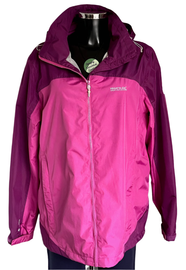 Regatta Jacket Mauve & Pink - Size UK20