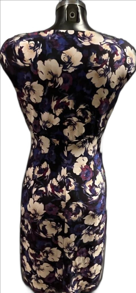 Ralph Lauren Purple/Cream Dress - UK8