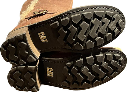 Caterpillar Brown Leather Boots - UK5